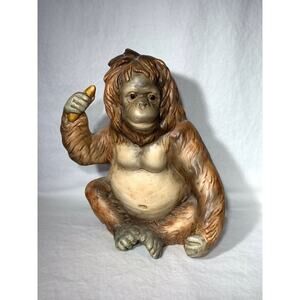Porcelain Orangutan Figurine by UCTIC Japan